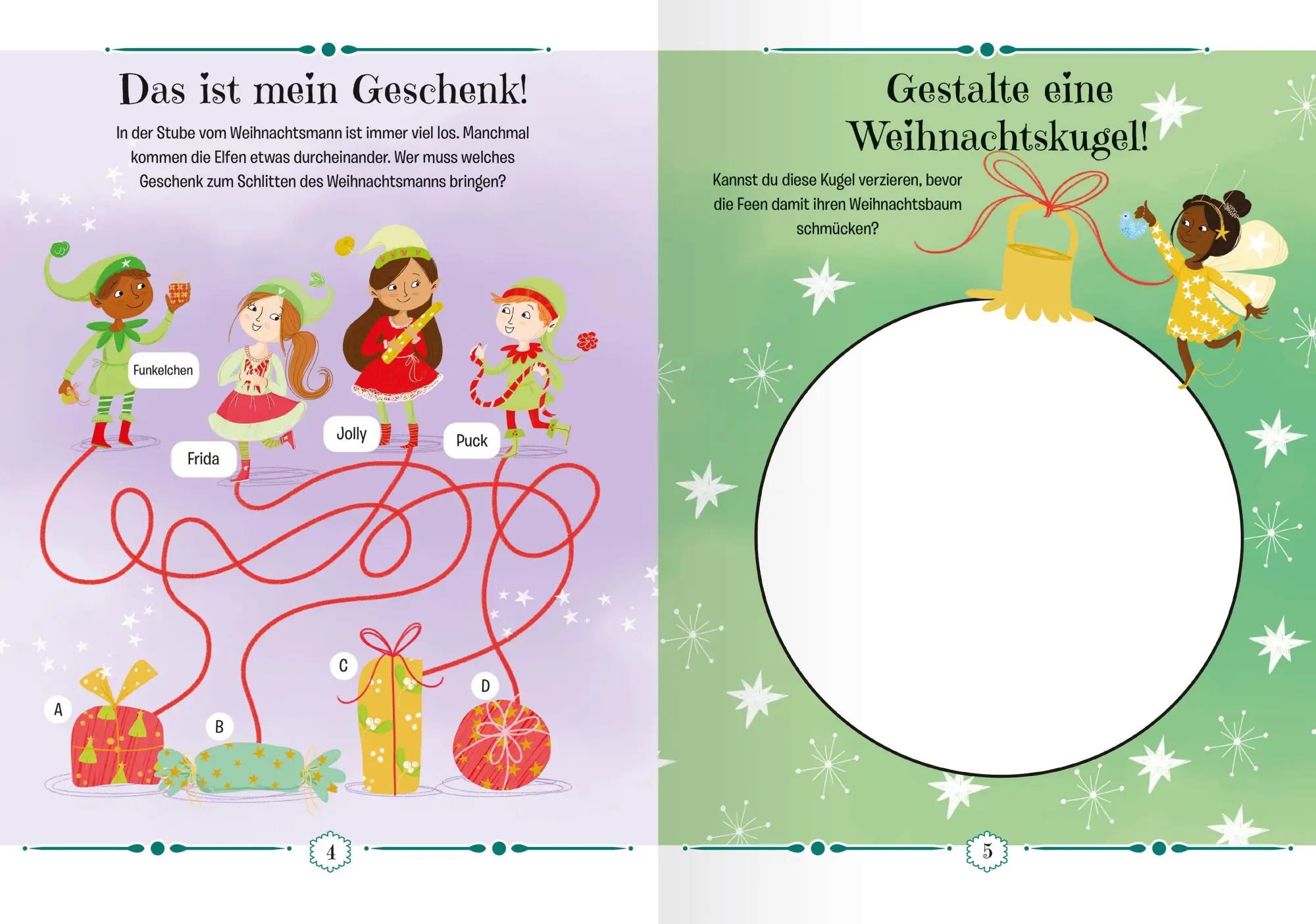Bild: 9783473488315 | Kreative Weihnachten! Malen und Rätseln | Sam Loman | Taschenbuch