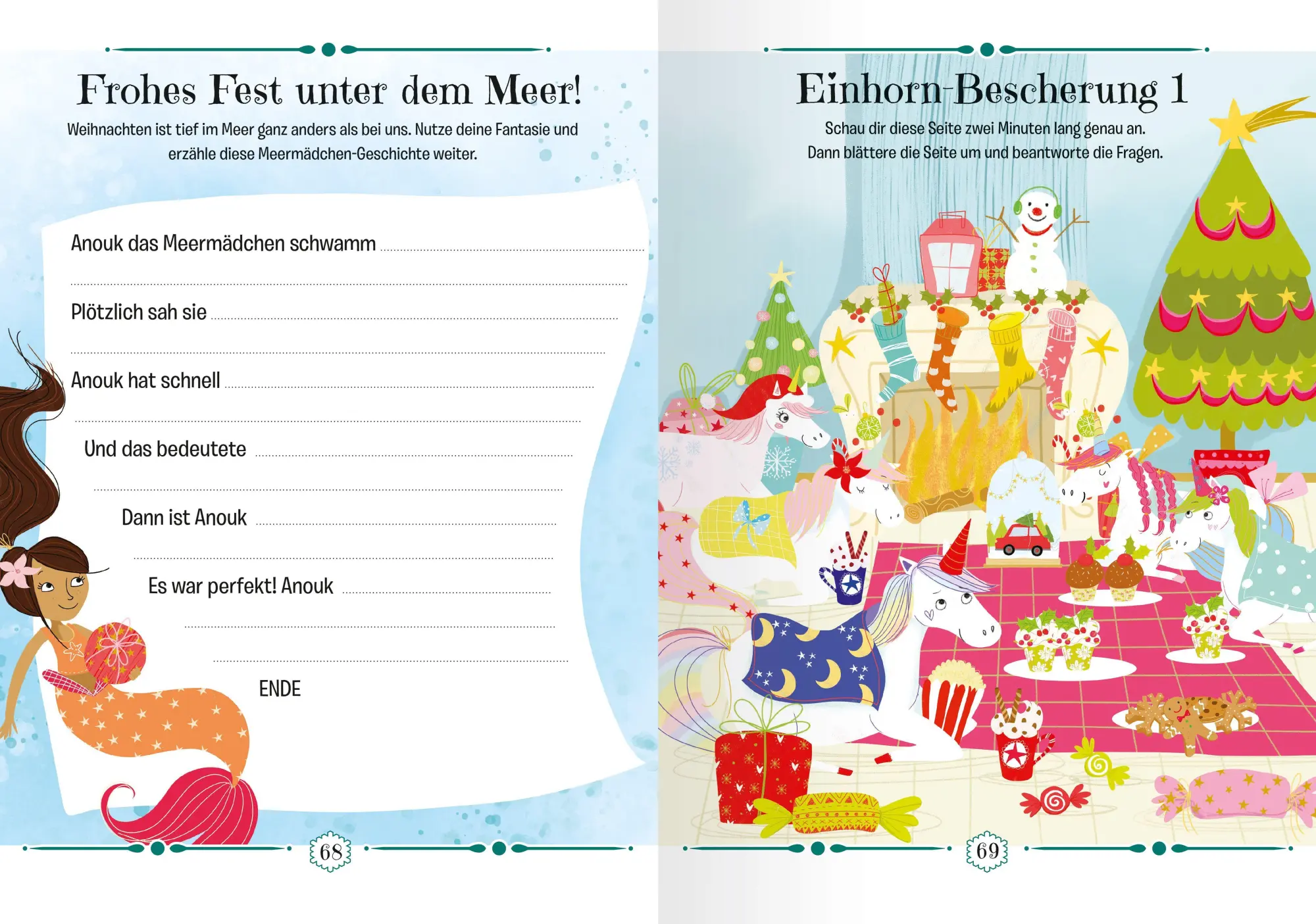 Bild: 9783473488315 | Kreative Weihnachten! Malen und Rätseln | Sam Loman | Taschenbuch