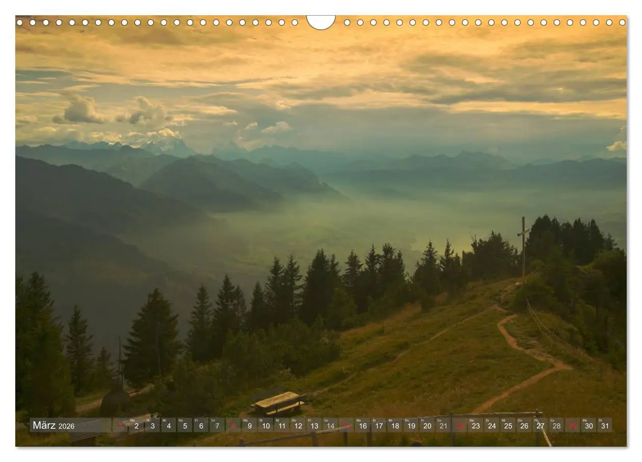 Bild: 9783516118315 | Der Zauber der Schweizer Berge (Wandkalender 2026 DIN A3 quer),...