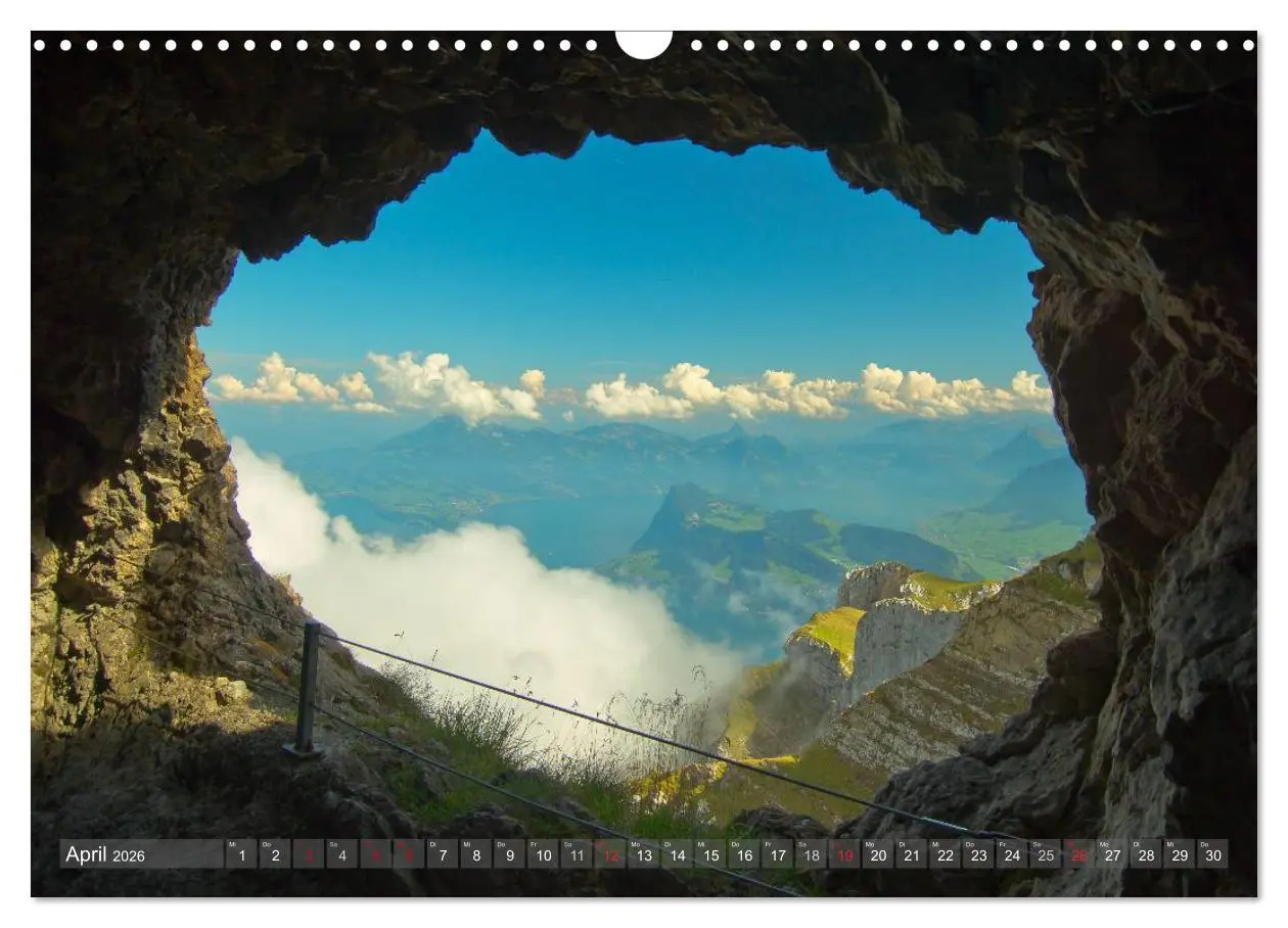 Bild: 9783516118315 | Der Zauber der Schweizer Berge (Wandkalender 2026 DIN A3 quer),...