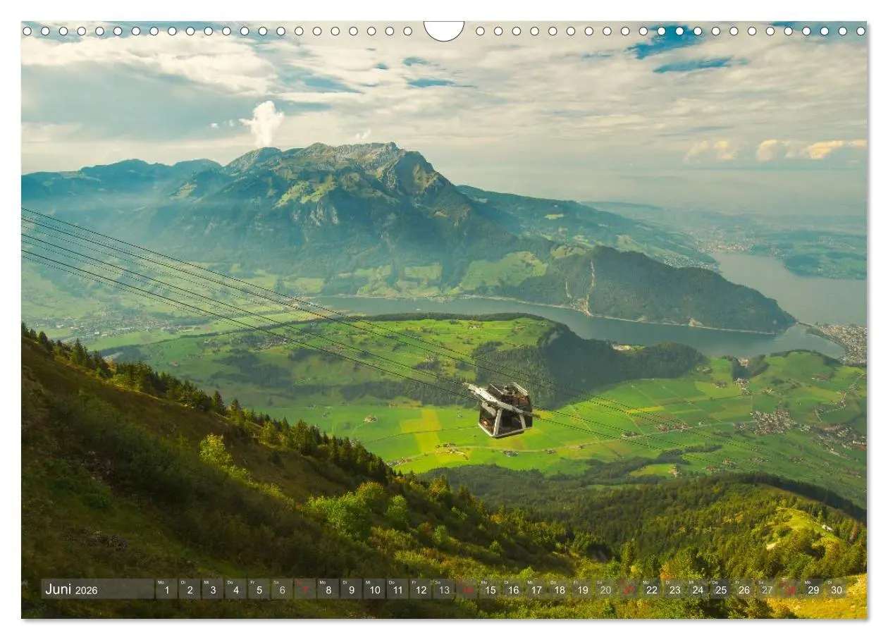 Bild: 9783516118315 | Der Zauber der Schweizer Berge (Wandkalender 2026 DIN A3 quer),...