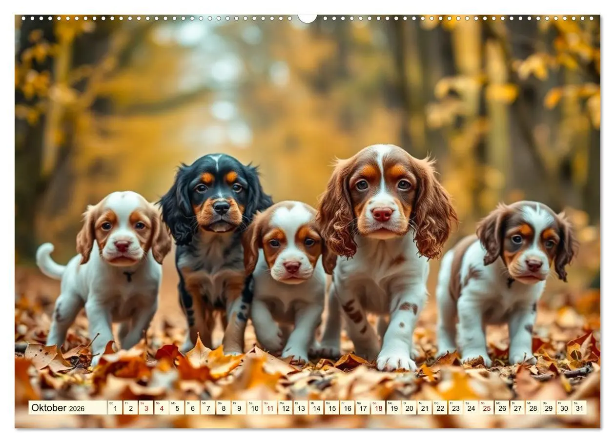 Bild: 9783516598315 | American Cocker Spaniel (Wandkalender 2026 DIN A2 quer), CALVENDO...