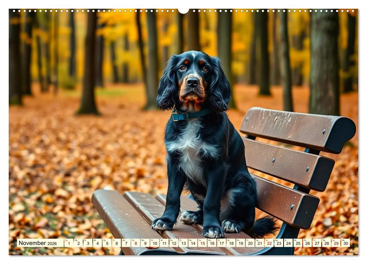 Bild: 9783516598315 | American Cocker Spaniel (Wandkalender 2026 DIN A2 quer), CALVENDO...