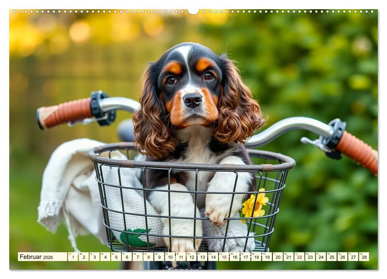 Bild: 9783516598315 | American Cocker Spaniel (Wandkalender 2026 DIN A2 quer), CALVENDO...