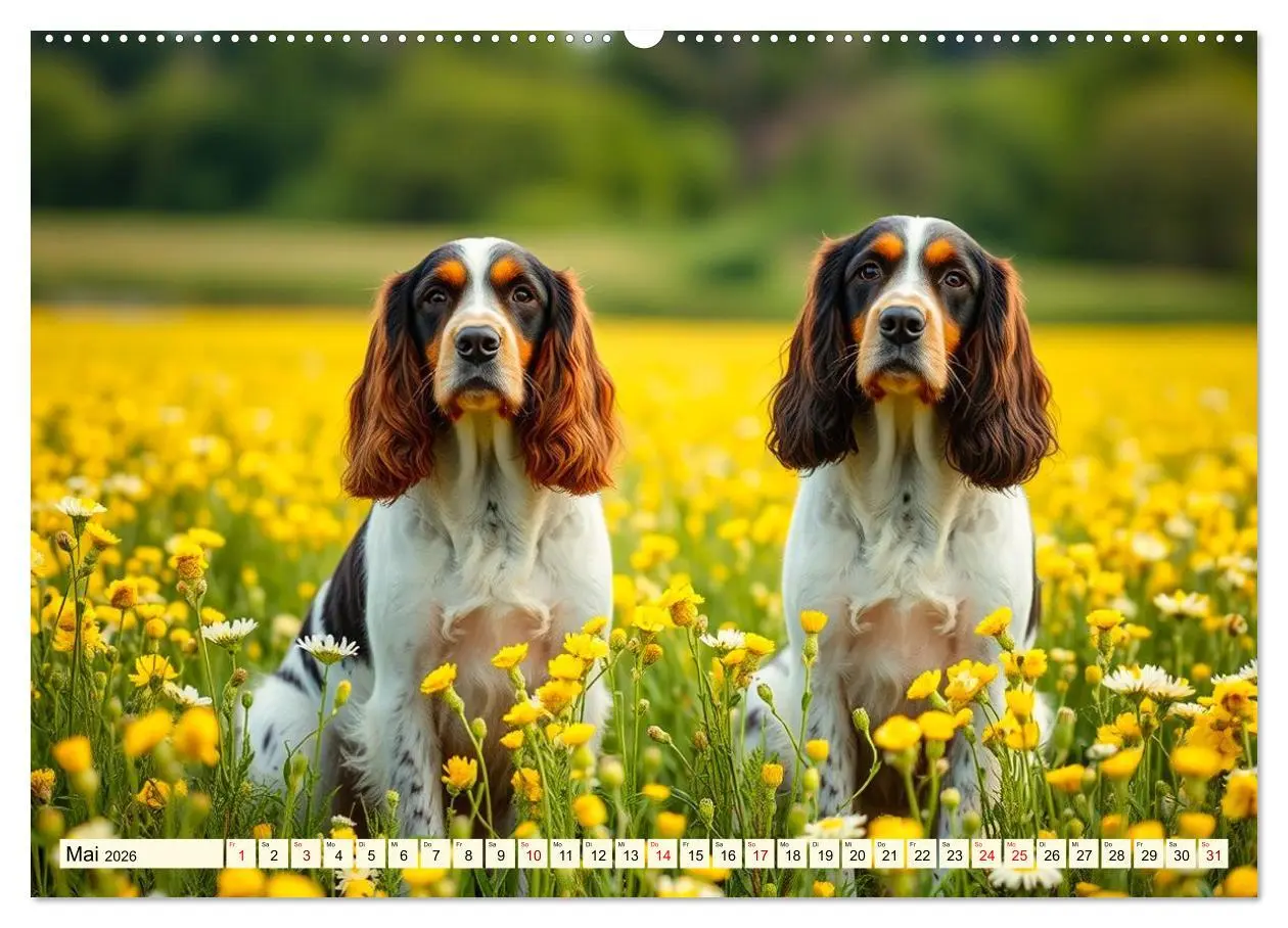 Bild: 9783516598315 | American Cocker Spaniel (Wandkalender 2026 DIN A2 quer), CALVENDO...