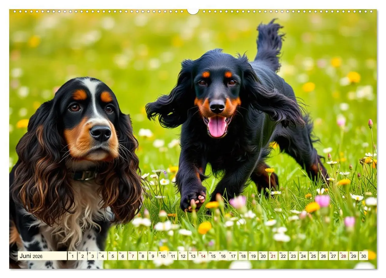 Bild: 9783516598315 | American Cocker Spaniel (Wandkalender 2026 DIN A2 quer), CALVENDO...