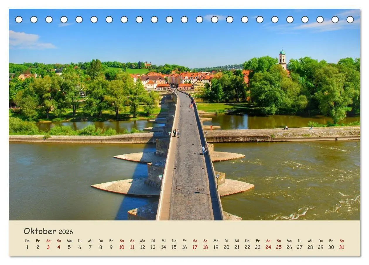 Bild: 9783516738315 | Regensburg. Du bist so schön (Tischkalender 2026 DIN A5 quer),...