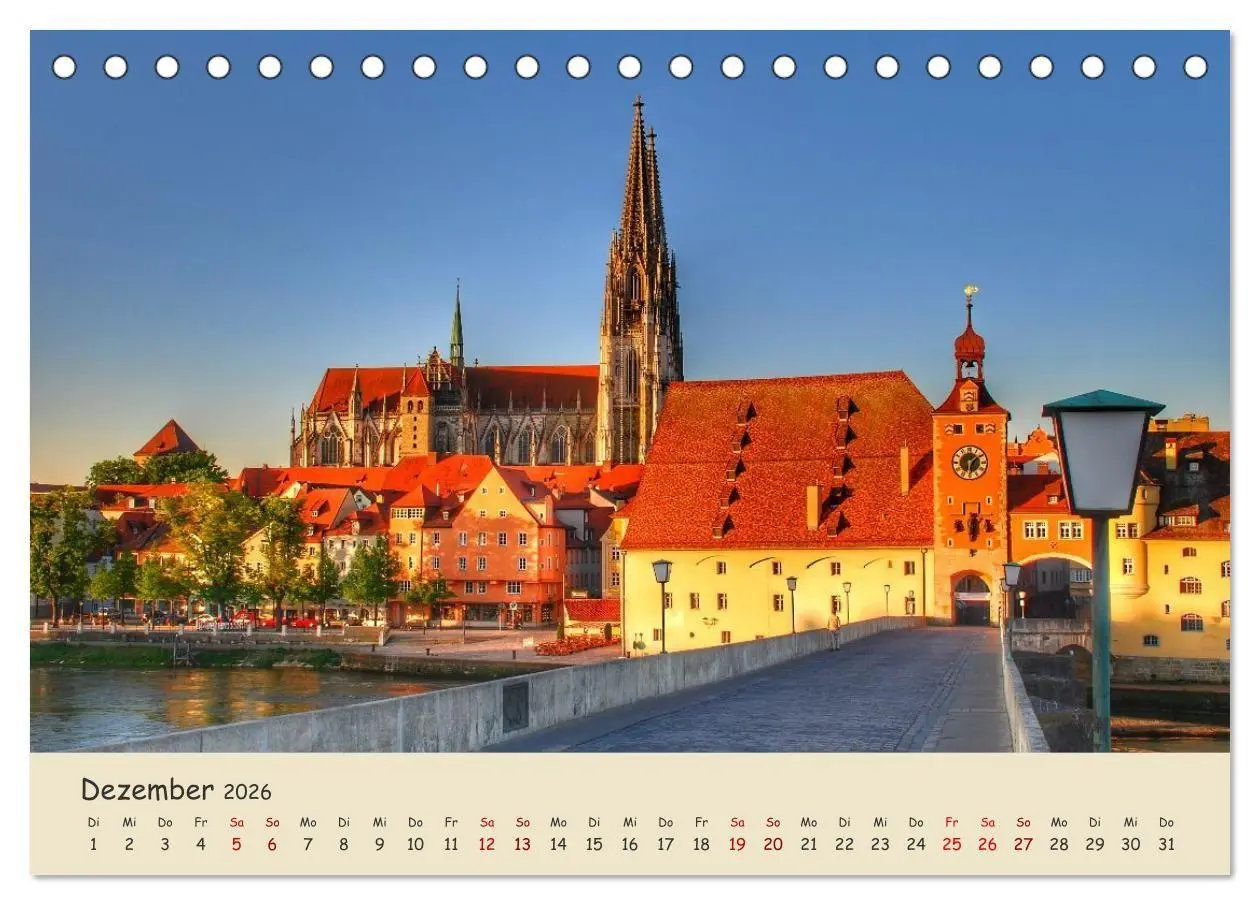 Bild: 9783516738315 | Regensburg. Du bist so schön (Tischkalender 2026 DIN A5 quer),...