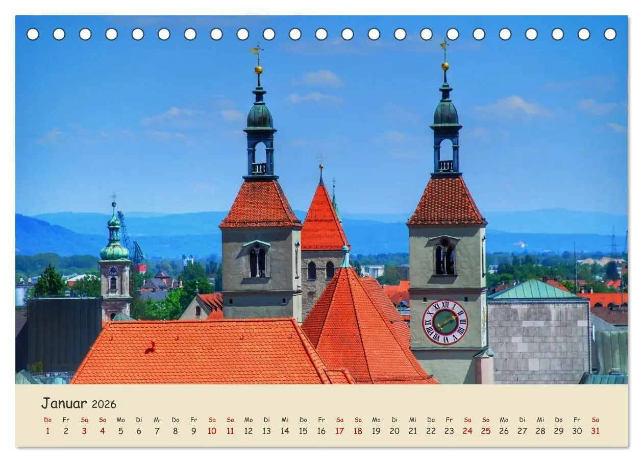 Bild: 9783516738315 | Regensburg. Du bist so schön (Tischkalender 2026 DIN A5 quer),...