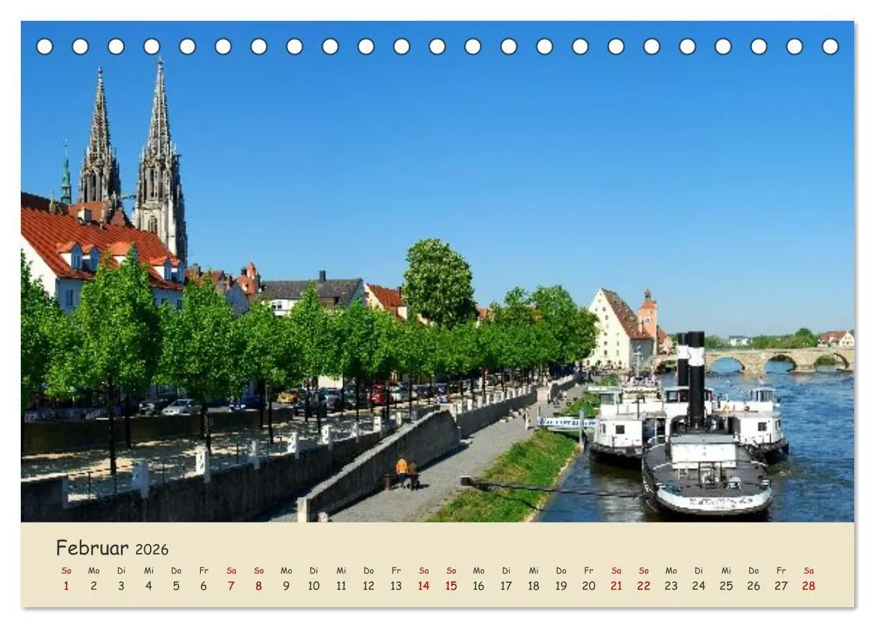 Bild: 9783516738315 | Regensburg. Du bist so schön (Tischkalender 2026 DIN A5 quer),...