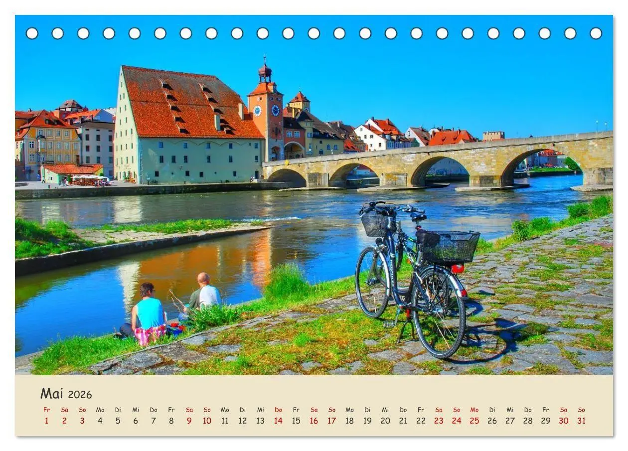 Bild: 9783516738315 | Regensburg. Du bist so schön (Tischkalender 2026 DIN A5 quer),...
