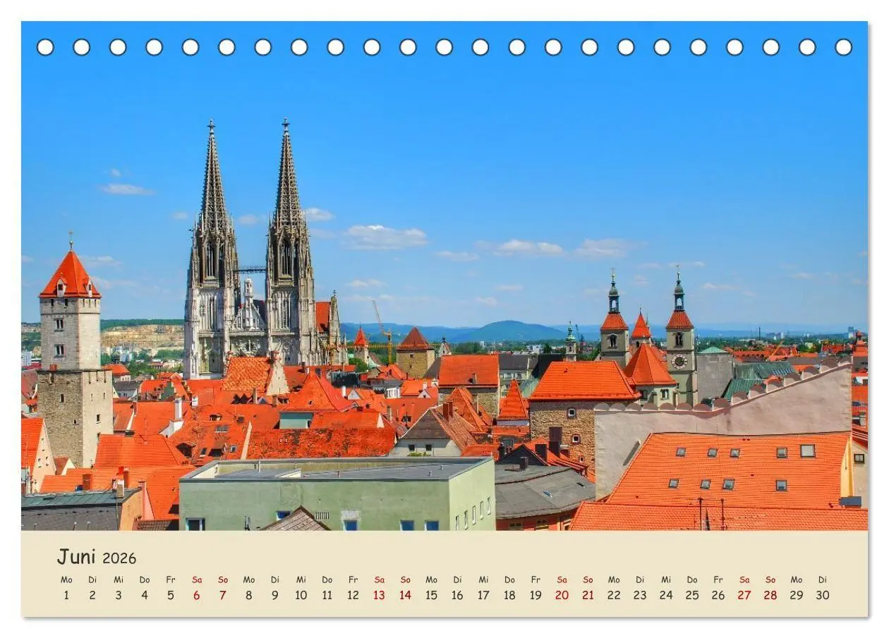 Bild: 9783516738315 | Regensburg. Du bist so schön (Tischkalender 2026 DIN A5 quer),...
