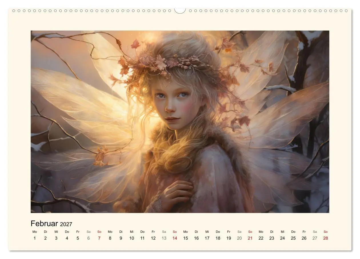 Bild: 9783569208315 | Feenglanz (hochwertiger Premium Wandkalender 2027 DIN A2 quer),...