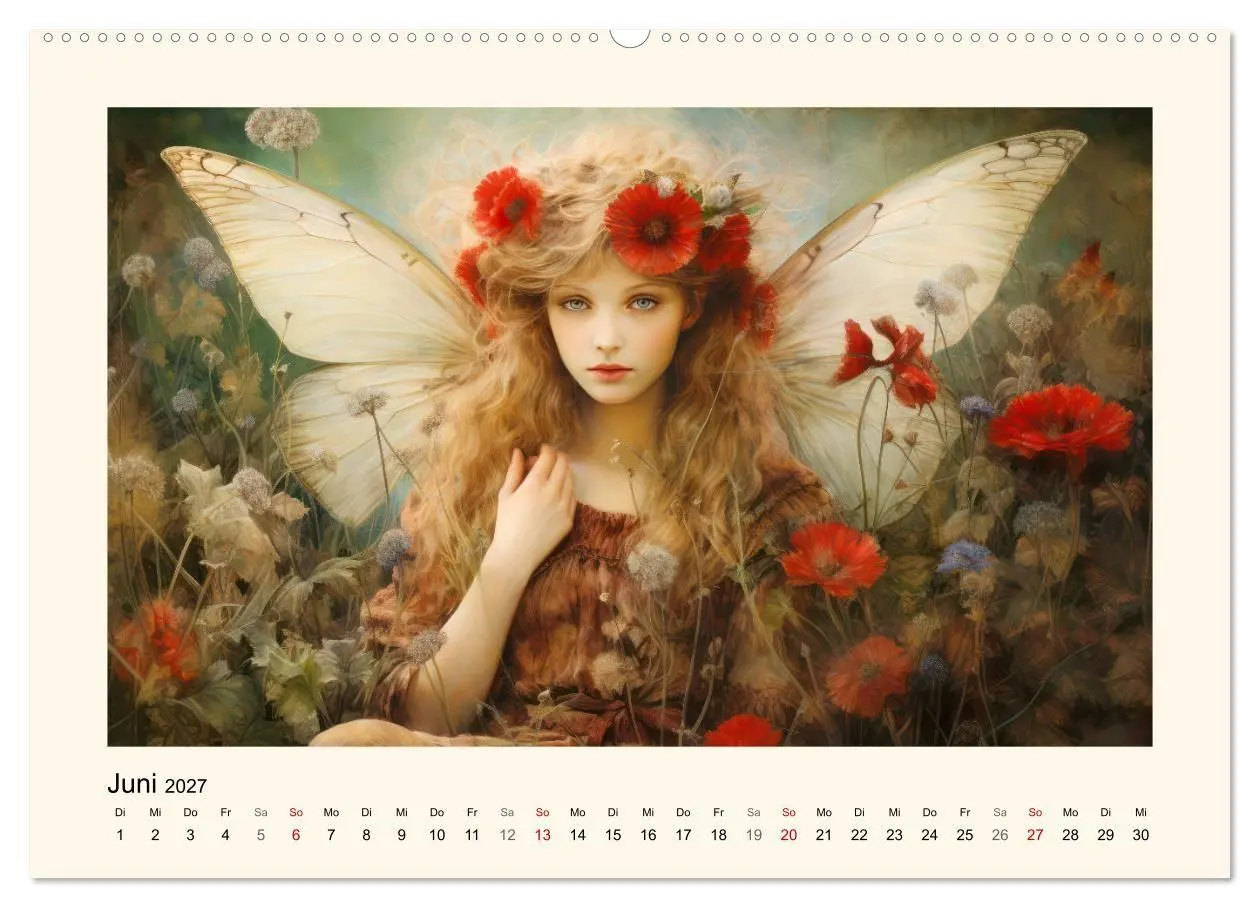 Bild: 9783569208315 | Feenglanz (hochwertiger Premium Wandkalender 2027 DIN A2 quer),...