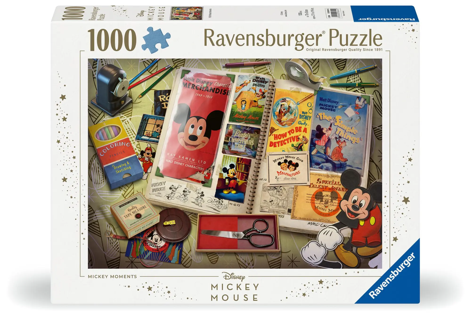 Cover: 4005555008415 | Erwachsenenpuzzle 1000 Teile - Disney Micky Maus - 1950 Mickey Moments