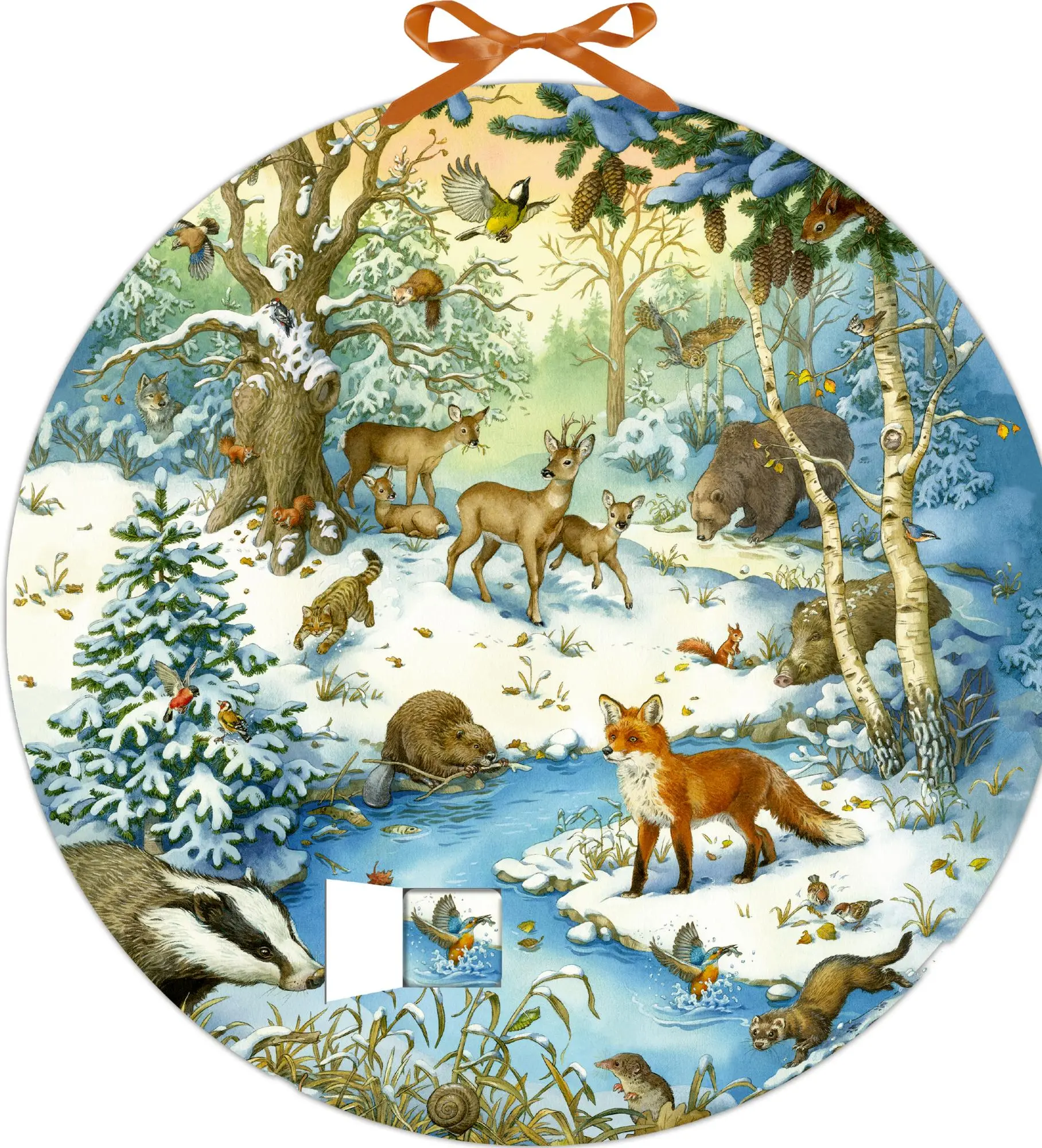 Cover: 4050003958415 | Memo-Adventskalender - Die Tiere im Winterwald | Ute Simon | Kalender