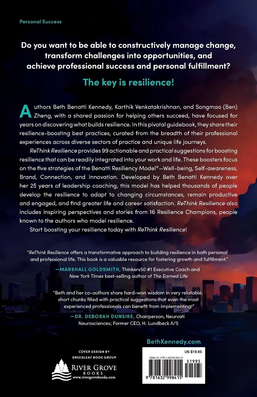 Rückseite: 9781632998415 | ReThink Resilience | 99 Ways to Recharge Your Career and Life | Buch