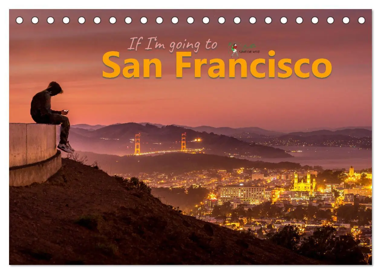 Cover: 9783457638415 | If I'm going to San Francisco (Tischkalender 2026 DIN A5 quer),...