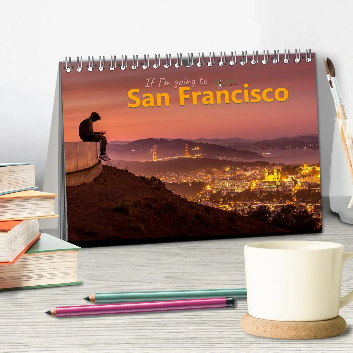 Bild: 9783457638415 | If I'm going to San Francisco (Tischkalender 2026 DIN A5 quer),...