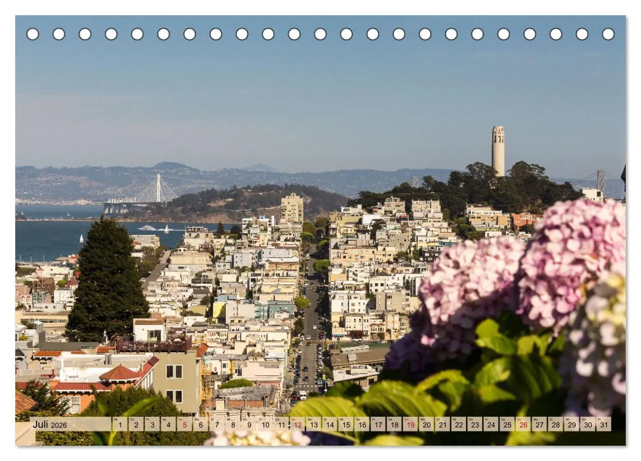 Bild: 9783457638415 | If I'm going to San Francisco (Tischkalender 2026 DIN A5 quer),...