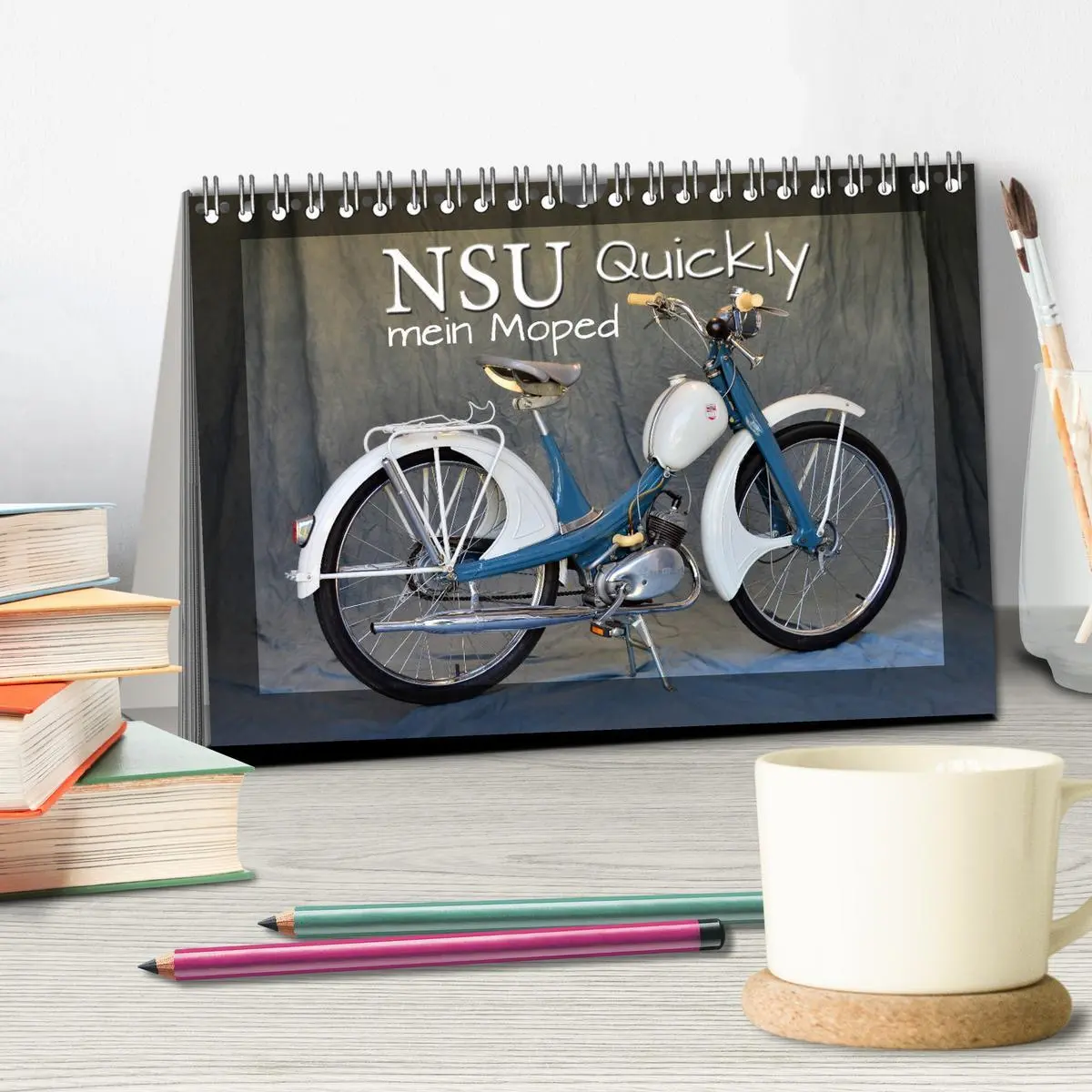Bild: 9783457878415 | NSU Quickly - Mein Moped (Tischkalender 2026 DIN A5 quer), CALVENDO...