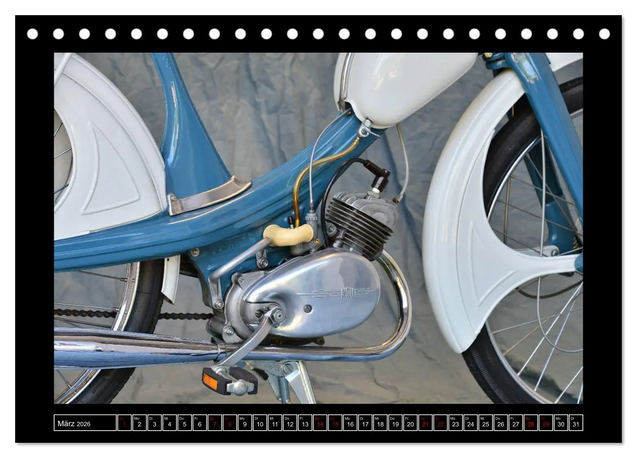 Bild: 9783457878415 | NSU Quickly - Mein Moped (Tischkalender 2026 DIN A5 quer), CALVENDO...