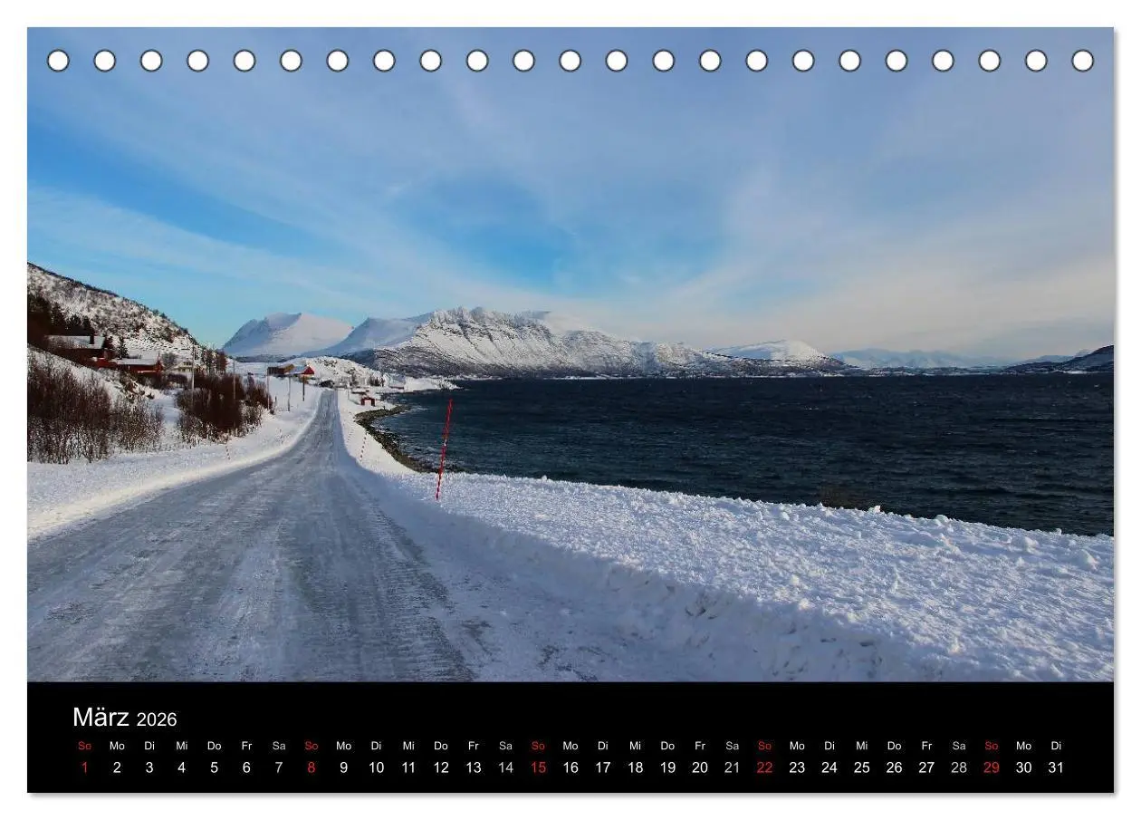 Bild: 9783457948415 | Wintertraum Nordnorwegen (Tischkalender 2026 DIN A5 quer), CALVENDO...