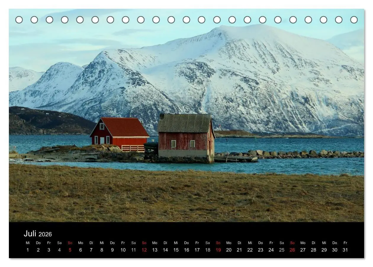 Bild: 9783457948415 | Wintertraum Nordnorwegen (Tischkalender 2026 DIN A5 quer), CALVENDO...