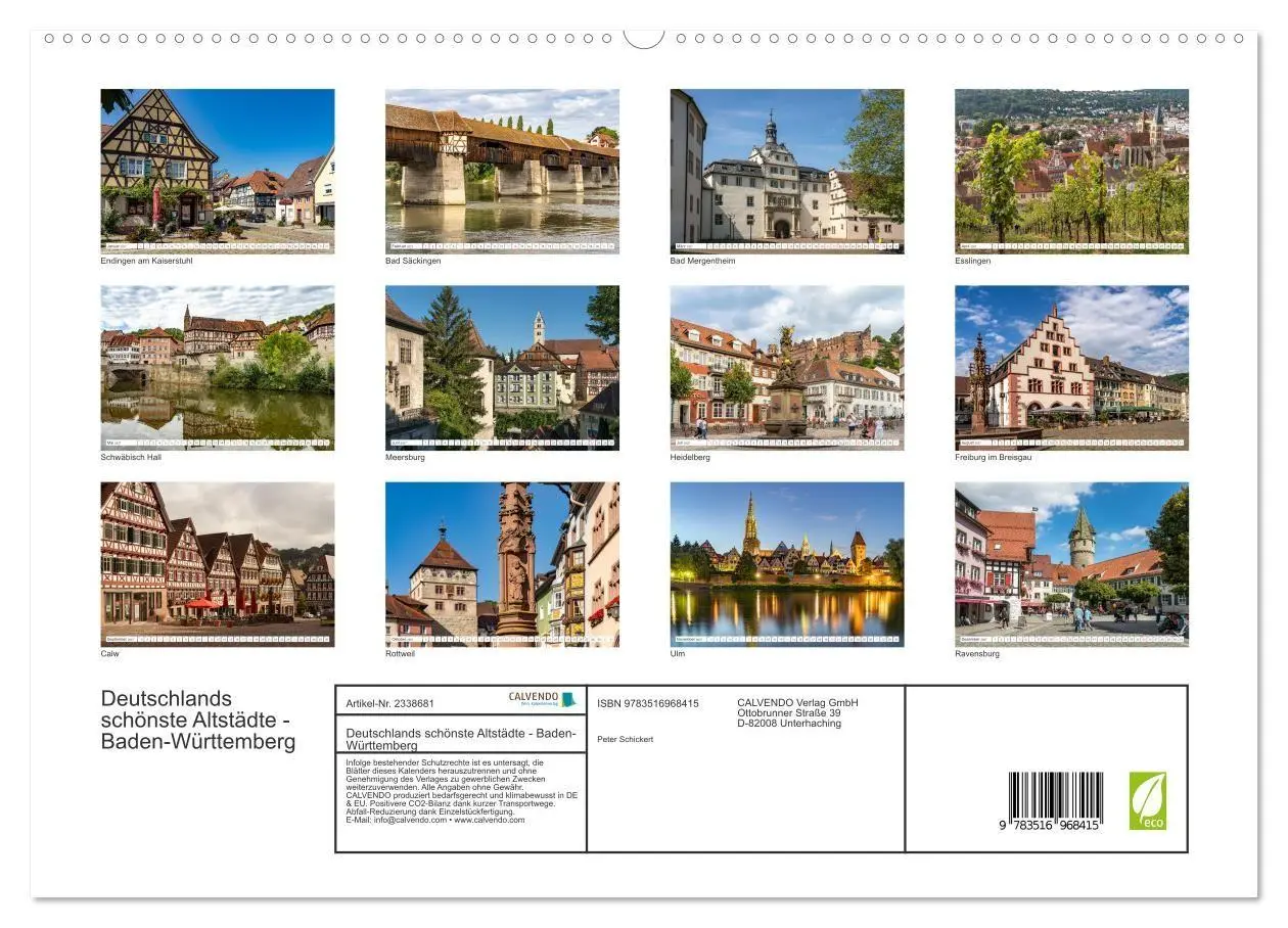 Bild: 9783516968415 | Deutschlands schönste Altstädte - Baden-Württemberg (hochwertiger...