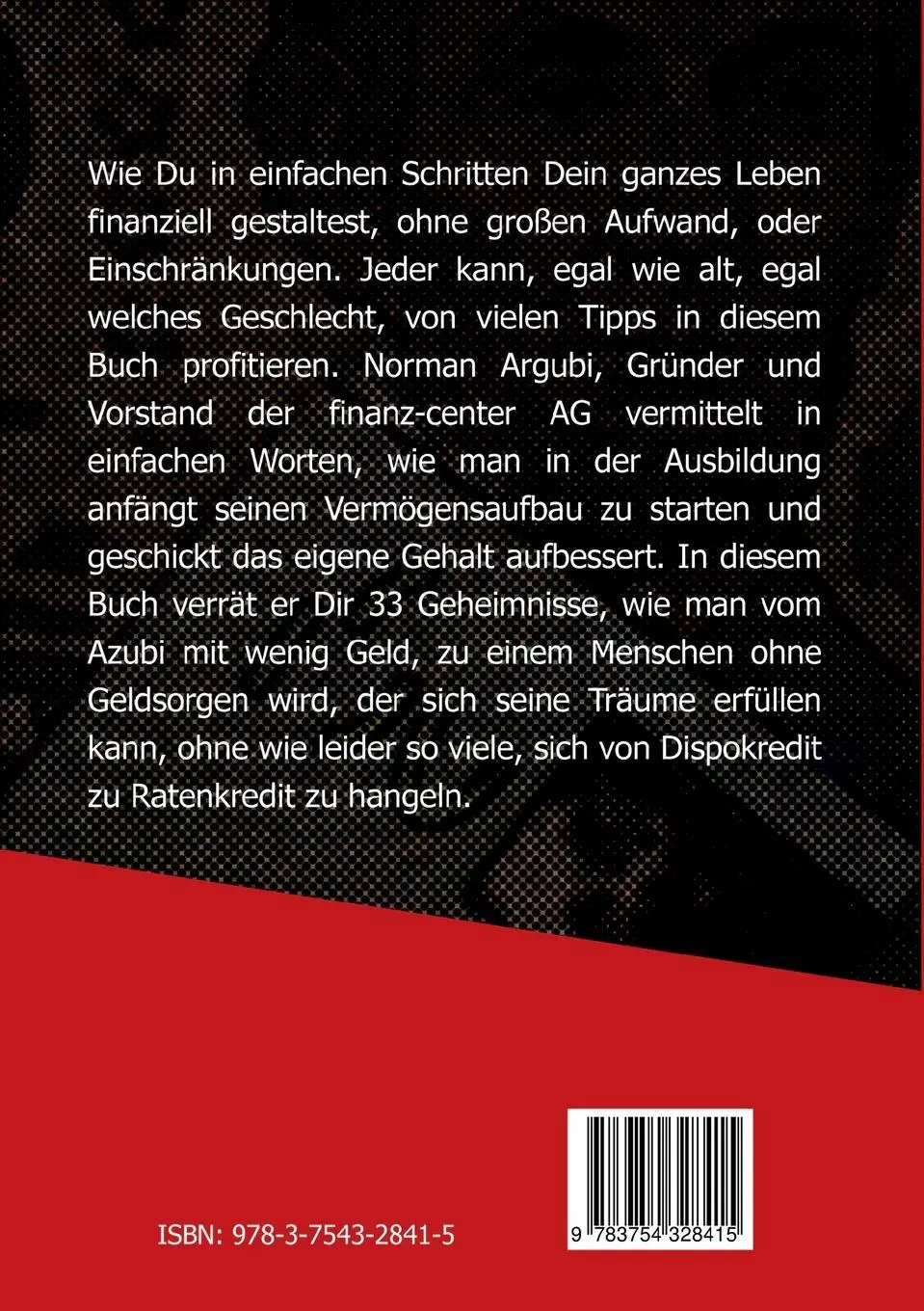 Rückseite: 9783754328415 | Vom Azubi zum Millionär | Norman Argubi | Taschenbuch | 112 S. | 2021