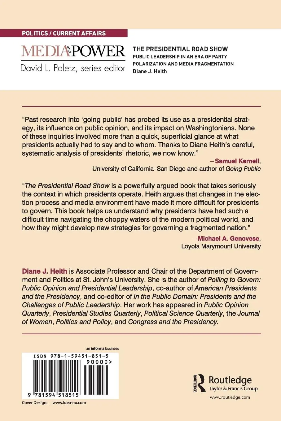 Rückseite: 9781594518515 | Presidential Road Show | Diane J. Heith | Taschenbuch | Englisch
