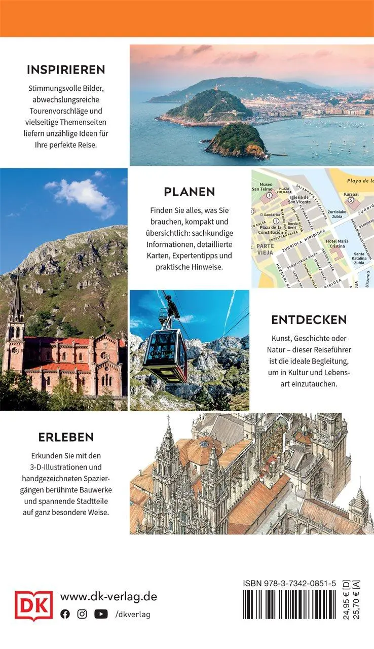 Rückseite: 9783734208515 | Vis-à-Vis Reiseführer Nordspanien | DK Verlag - Reise | Taschenbuch