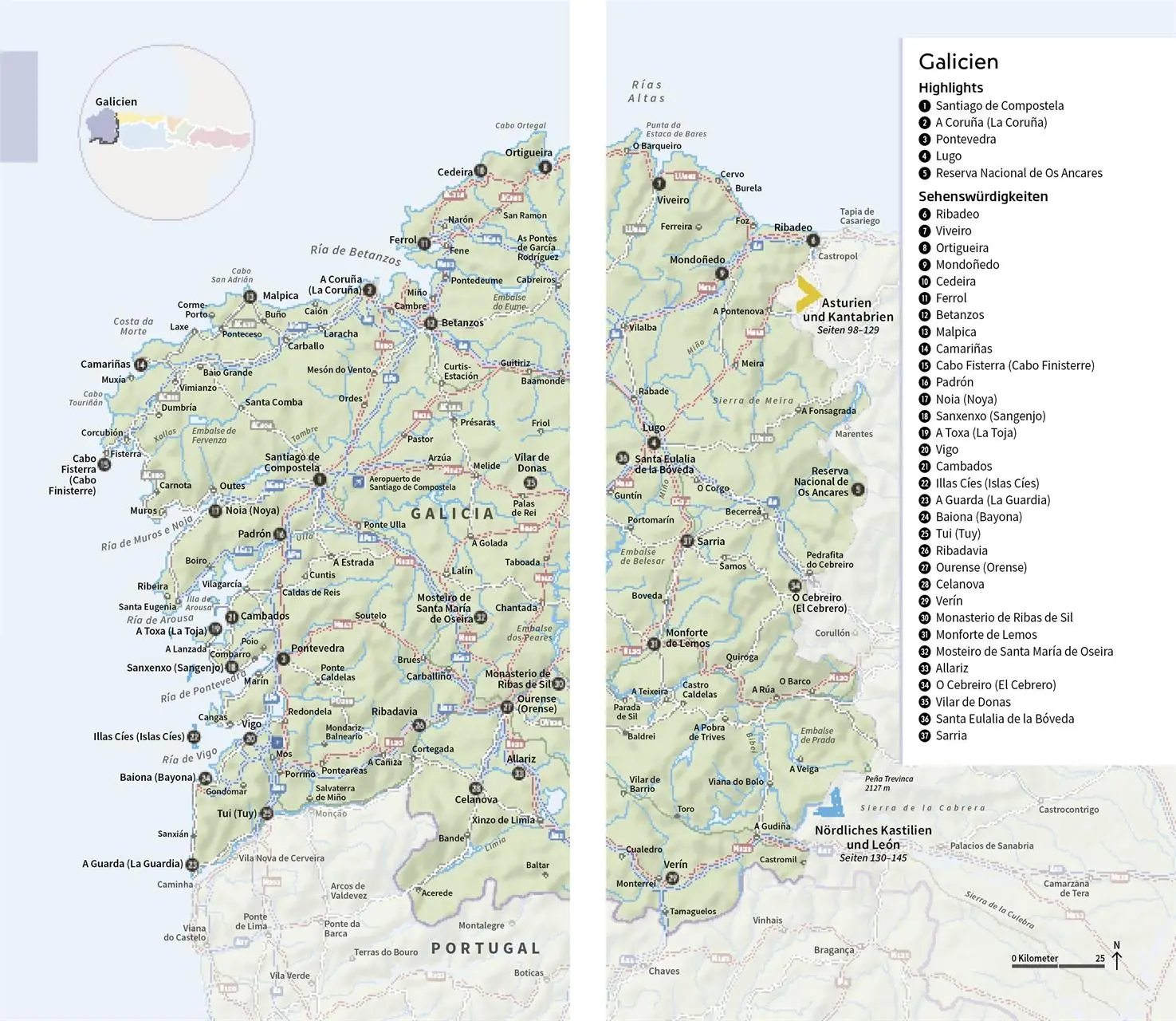 Bild: 9783734208515 | Vis-à-Vis Reiseführer Nordspanien | DK Verlag - Reise | Taschenbuch