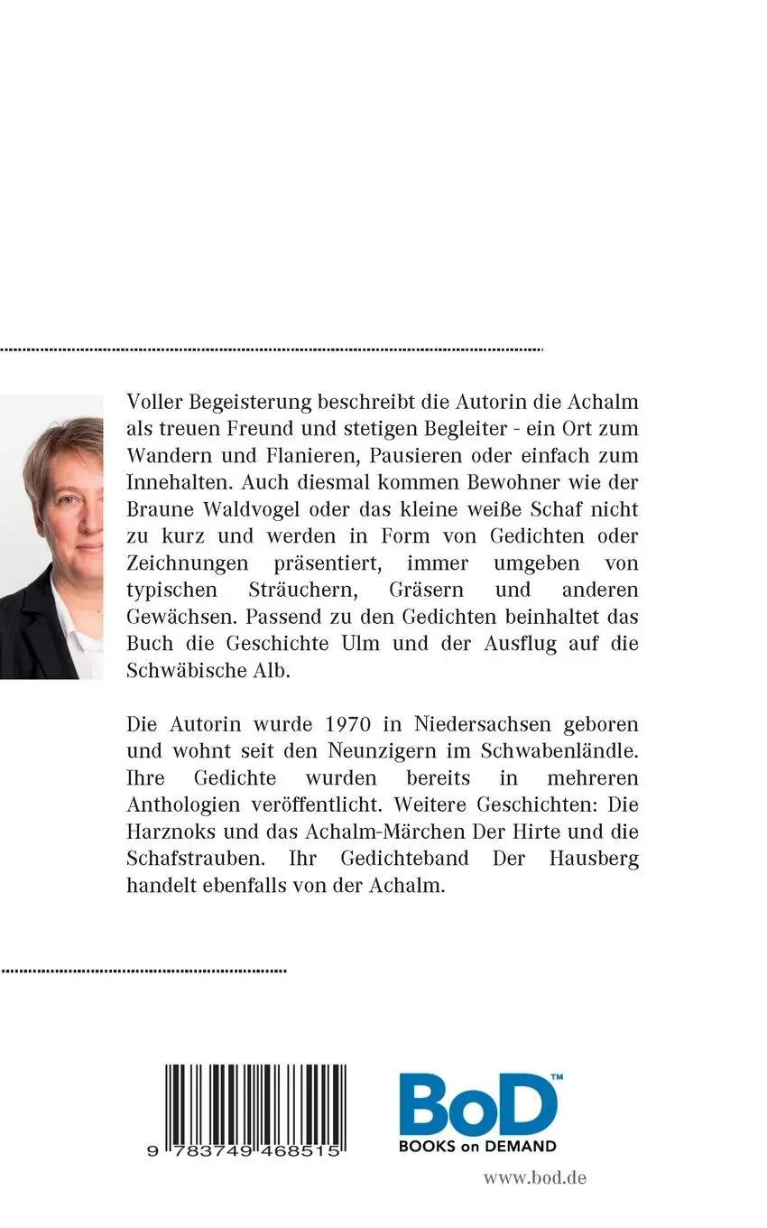 Rückseite: 9783749468515 | Die Achalm | Gedichte und Geschichten rund um die Achalm | Mai-Schoger
