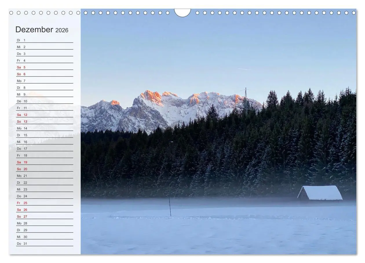 Bild: 9783457308615 | Alpenauszeit - Die Berghütten unserer Alpen (Wandkalender 2026 DIN...