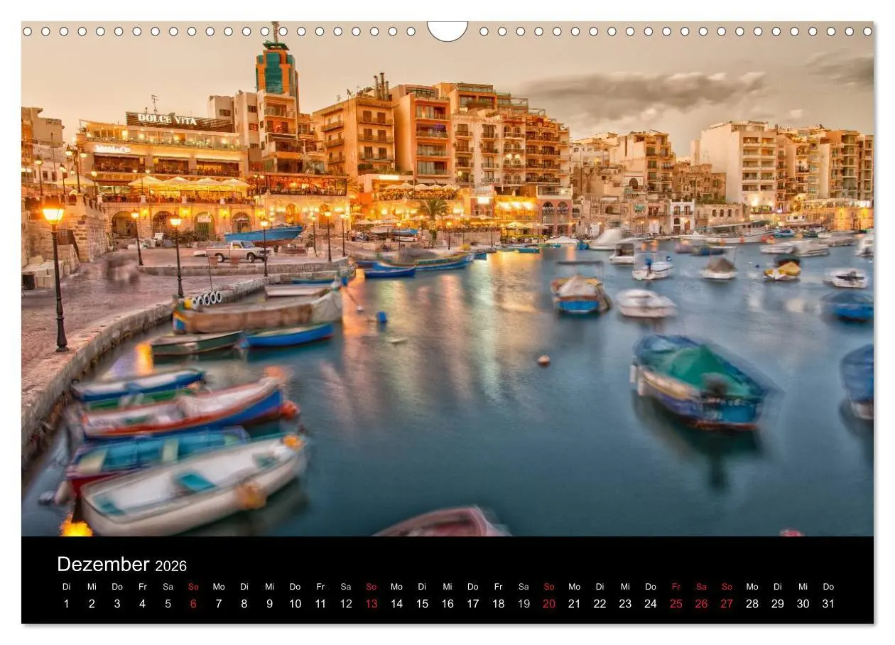 Bild: 9783516188615 | Malta &amp; Gozo (Wandkalender 2026 DIN A3 quer), CALVENDO Monatskalender