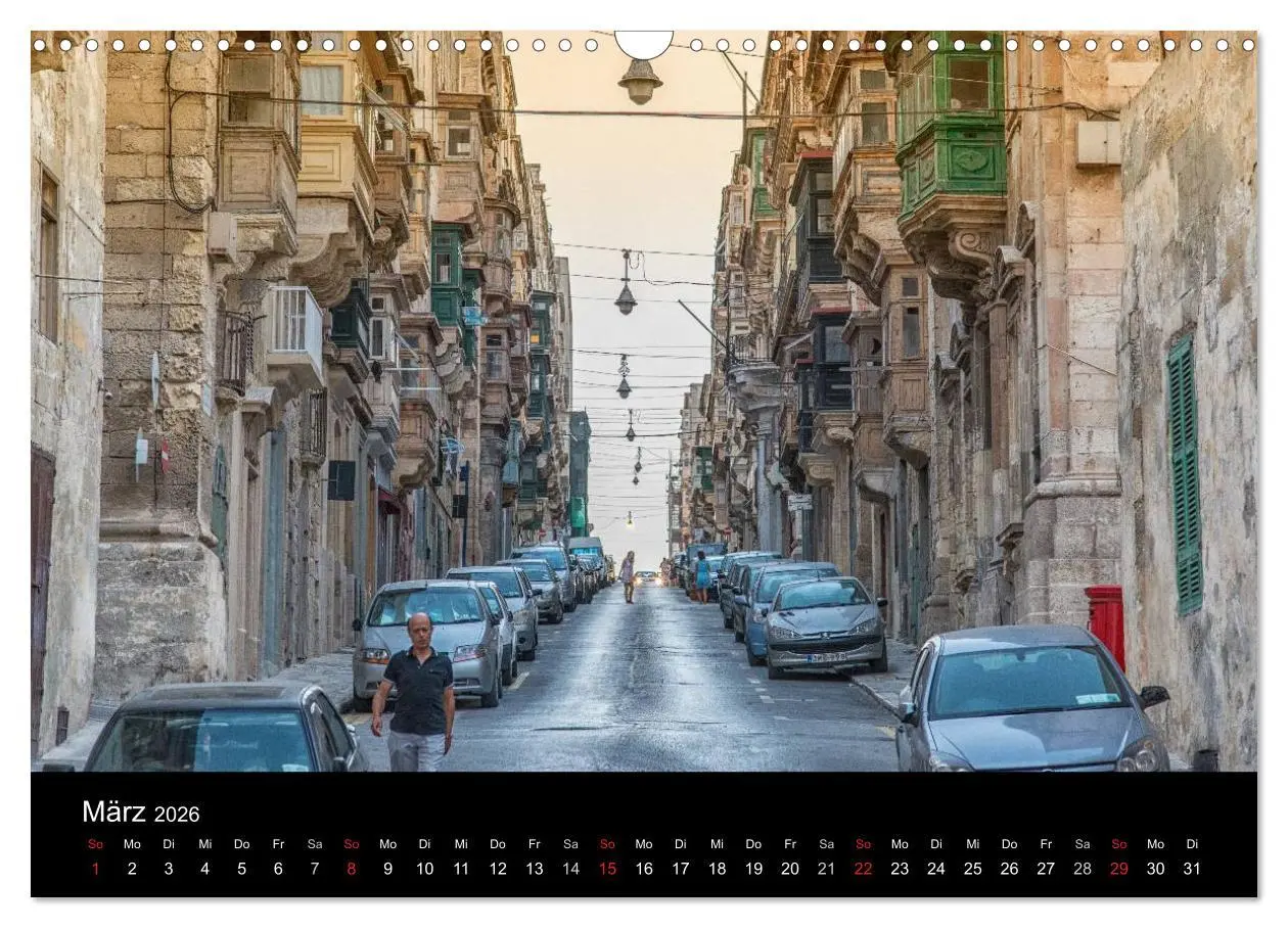 Bild: 9783516188615 | Malta &amp; Gozo (Wandkalender 2026 DIN A3 quer), CALVENDO Monatskalender