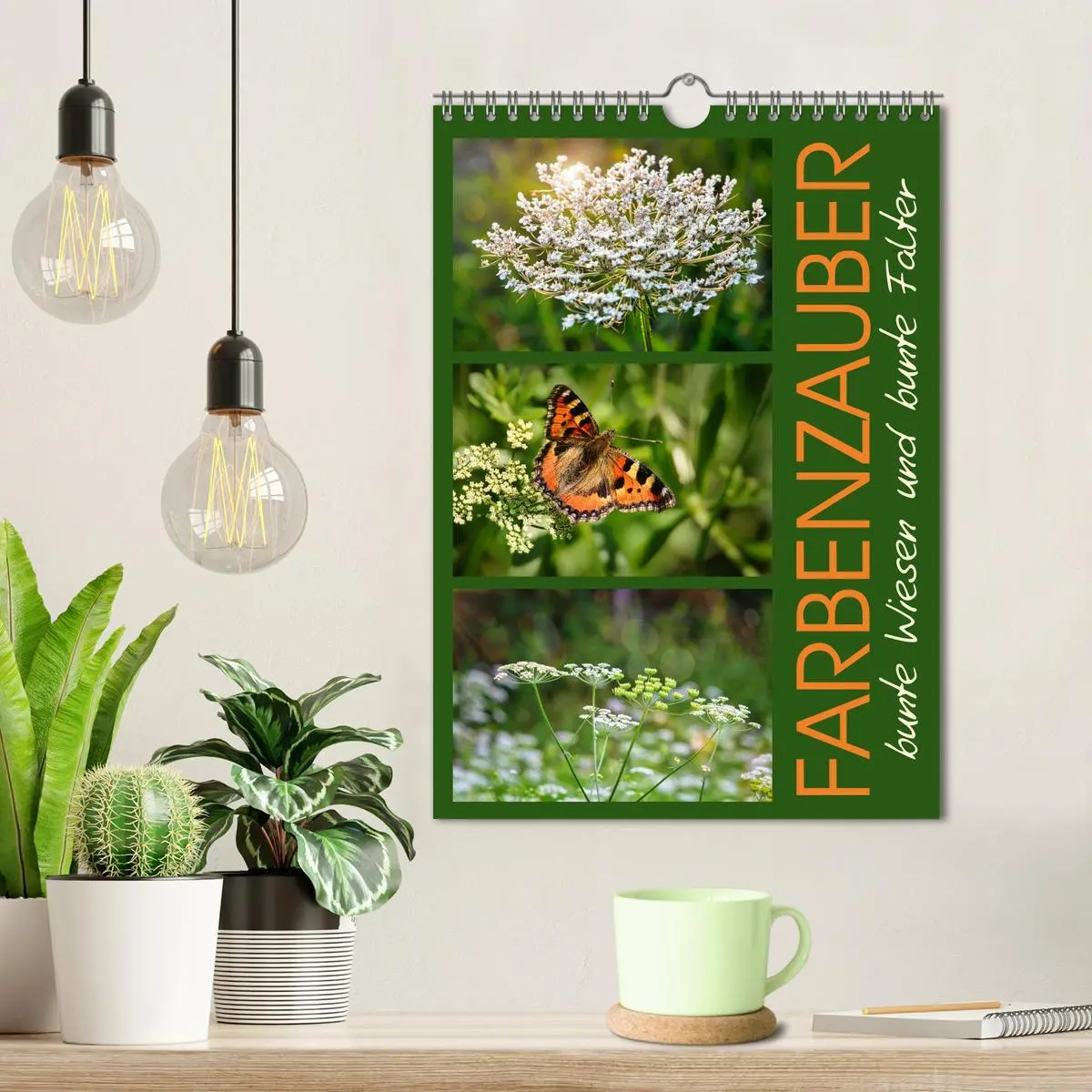 Bild: 9783516258615 | Farbenzauber, bunte Wiesen und bunte Falter (Wandkalender 2026 DIN...