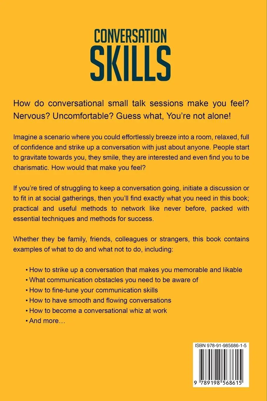 Rückseite: 9789198568615 | Conversation Skills | Keith Coleman | Taschenbuch | Englisch | 2019