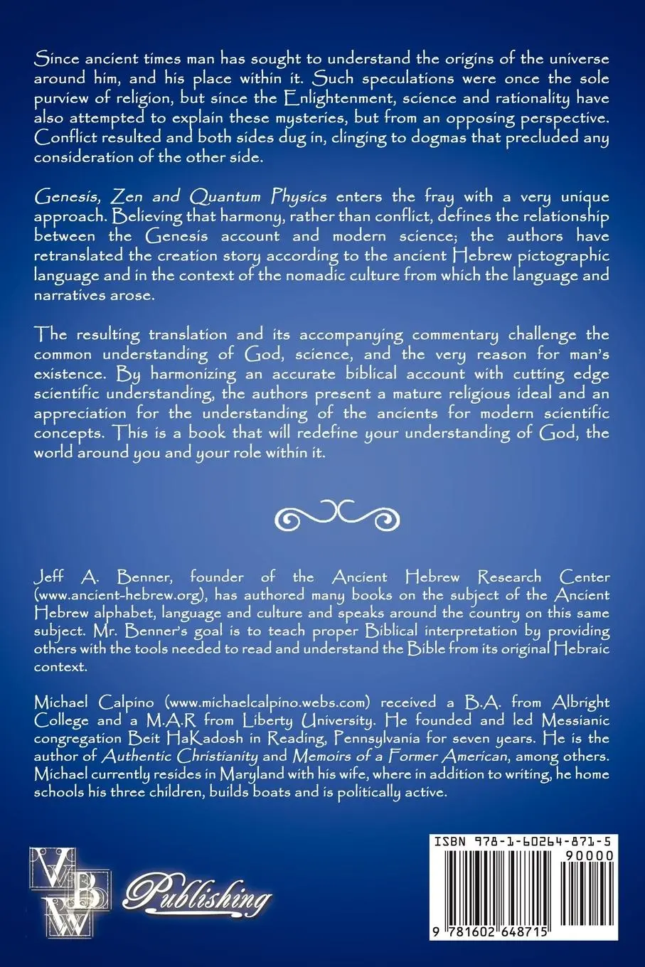 Rückseite: 9781602648715 | Genesis, Zen and Quantum Physics - A Fresh Look at the Theology and...