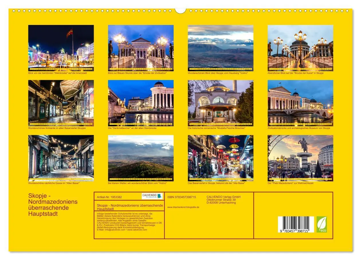 Bild: 9783457398715 | Skopje - Nordmazedoniens überraschende Hauptstadt (hochwertiger...
