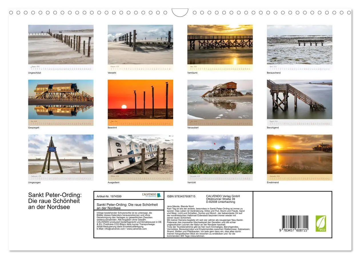 Bild: 9783457608715 | Sankt Peter-Ording: Die raue Schönheit an der Nordsee (Wandkalender...
