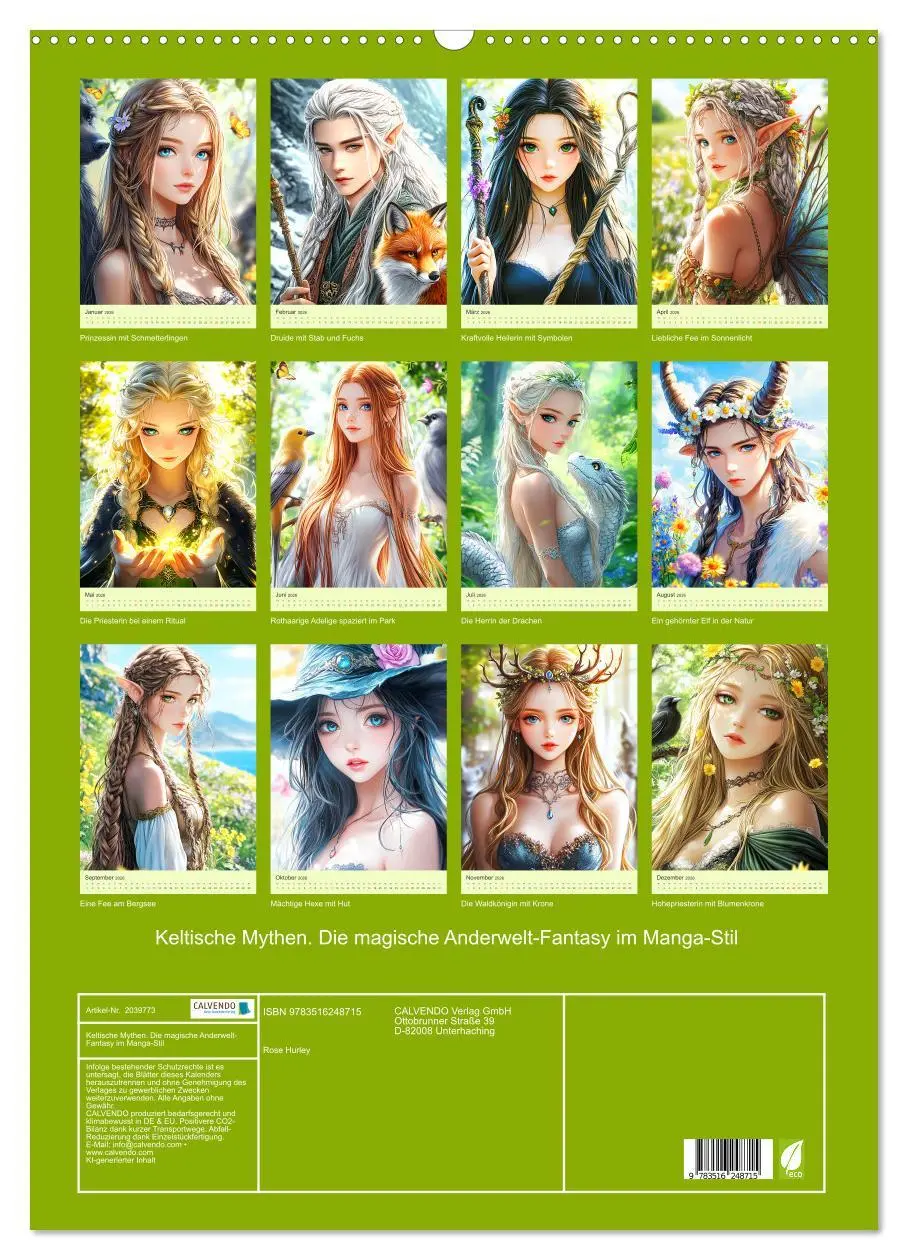 Bild: 9783516248715 | Keltische Mythen. Die magische Anderwelt-Fantasy im Manga-Stil...