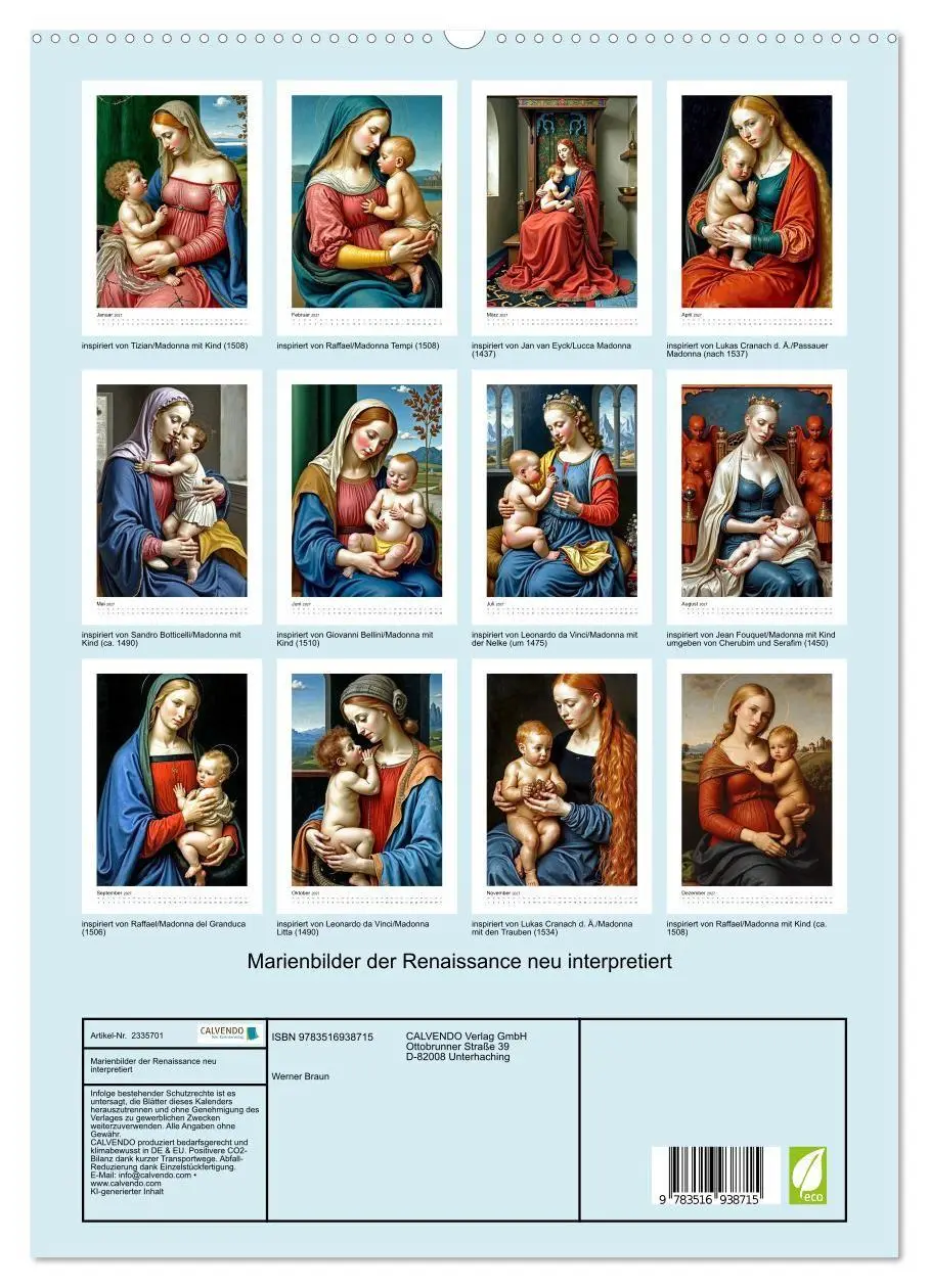Bild: 9783516938715 | Marienbilder der Renaissance neu interpretiert (hochwertiger...