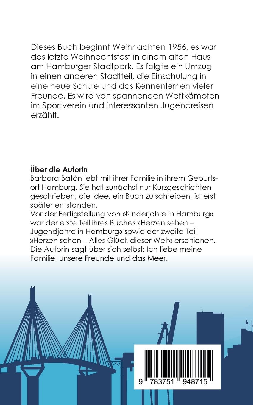 Rückseite: 9783751948715 | Kinderjahre in Hamburg | Barbara Batón | Taschenbuch | Paperback