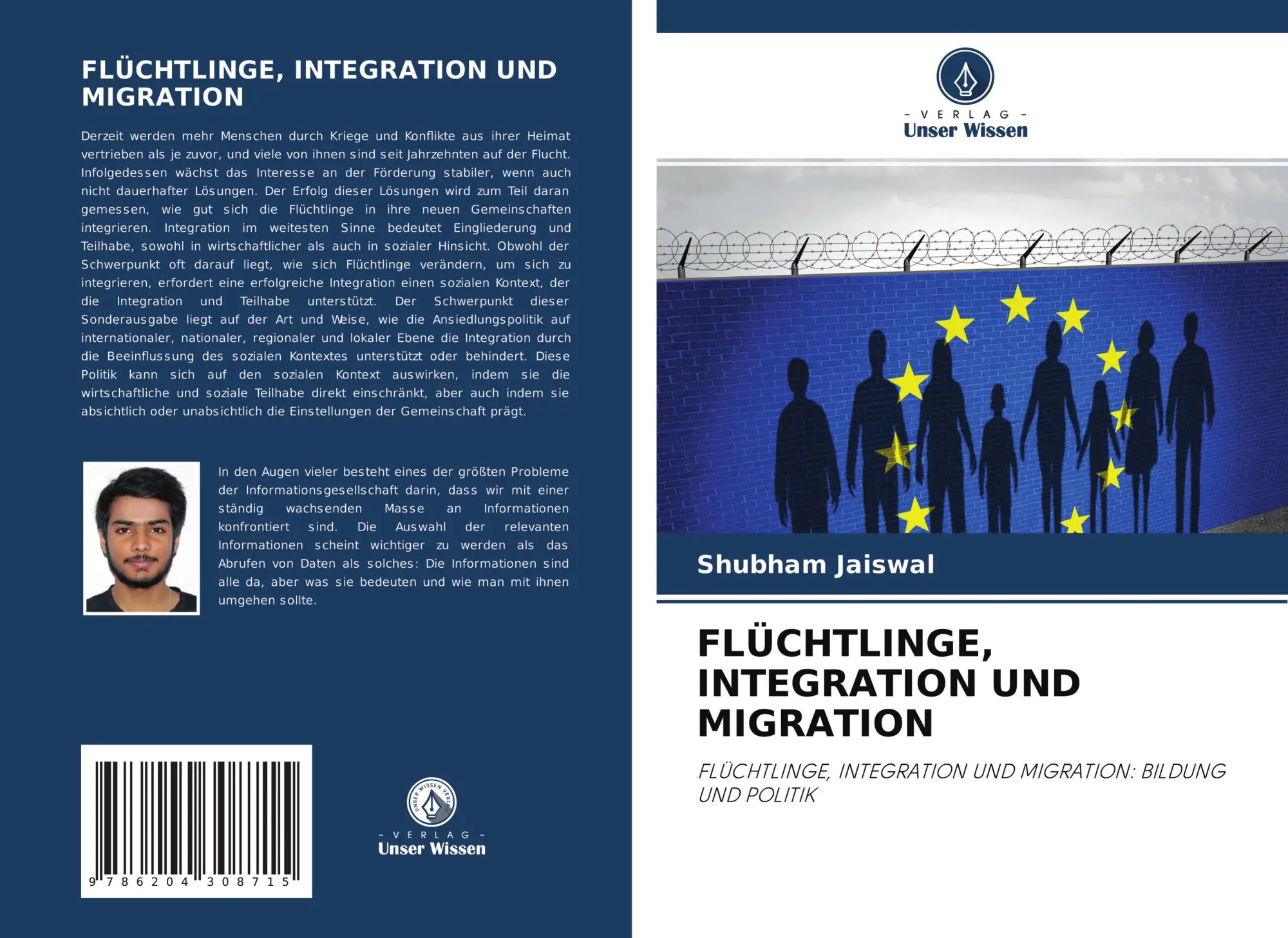 Cover: 9786204308715 | FLÜCHTLINGE, INTEGRATION UND MIGRATION | Shubham Jaiswal | Taschenbuch