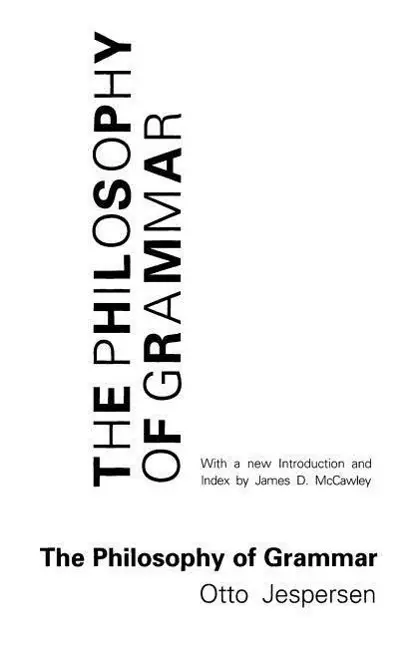Cover: 9780226398815 | Jespersen, O: Philosophy of Grammar | Otto Jespersen | Taschenbuch