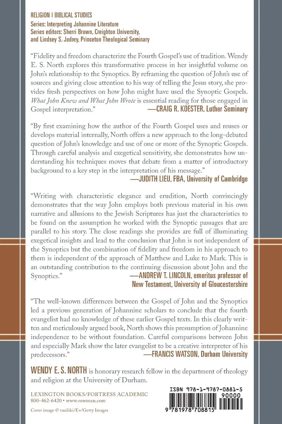 Rückseite: 9781978708815 | What John Knew and What John Wrote | A Study in John and the Synoptics