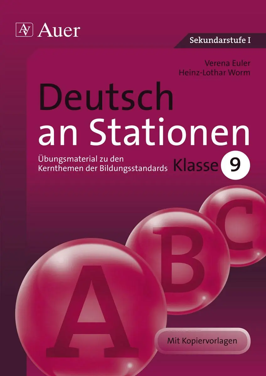Cover: 9783403068815 | Deutsch an Stationen 9 | Verena Euler (u. a.) | Broschüre | 78 S.