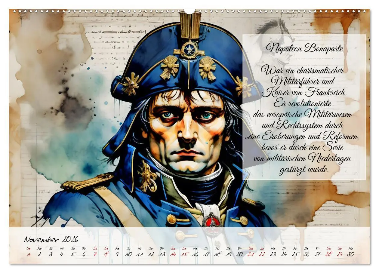 Bild: 9783457388815 | Legendäre Ikonen der Geschichte (Wandkalender 2026 DIN A2 quer),...